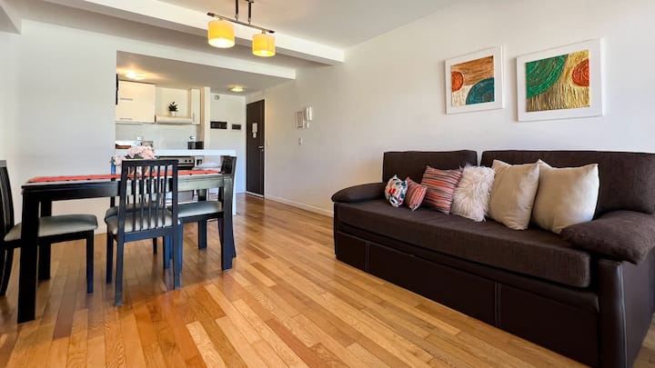 Living très lumineux 