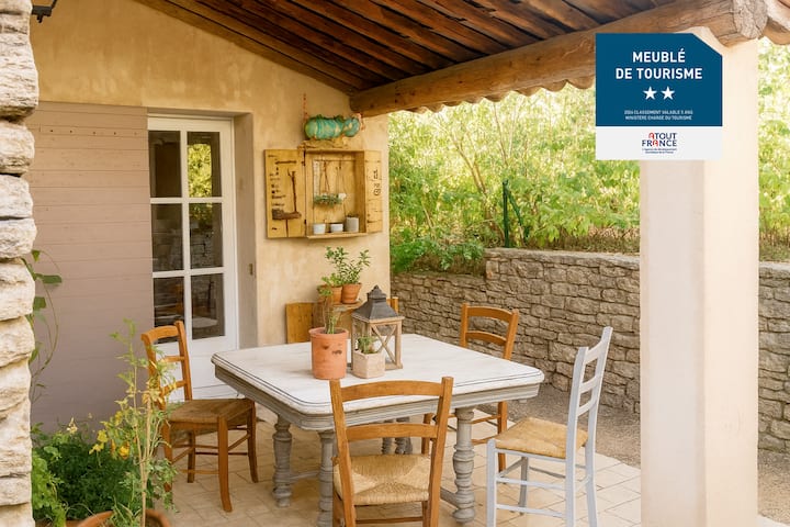 Le Cabanon Provençal · Jardin Privé & Barbecue · - Venasque