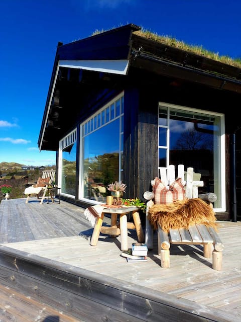 Cabin with panoramic view of Hardangervidda!