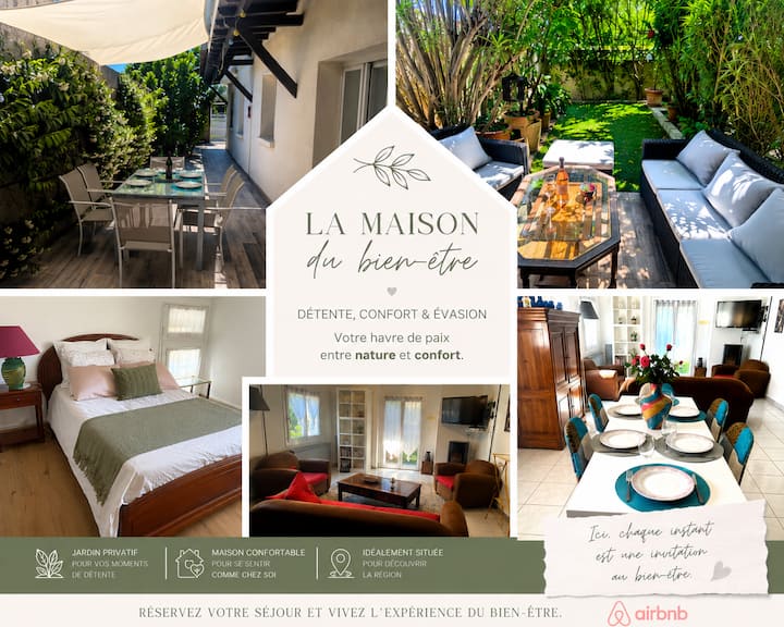 Maison Jardin/clim/parking Proche Centre - Toulouse