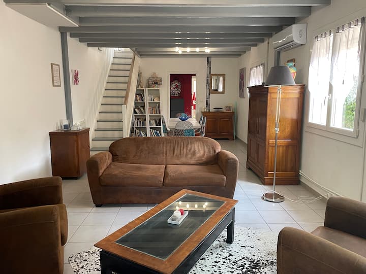Maison 6p Avec Jardin Intimiste, Clim & Parking - Toulouse