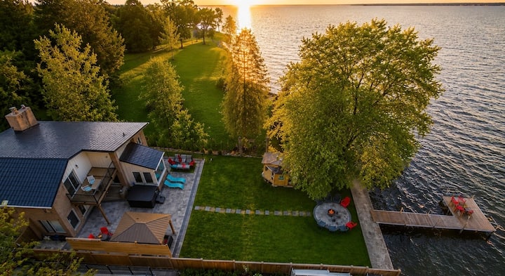 Lakefront | Private Dock, Sandy Beach & Hot Tub