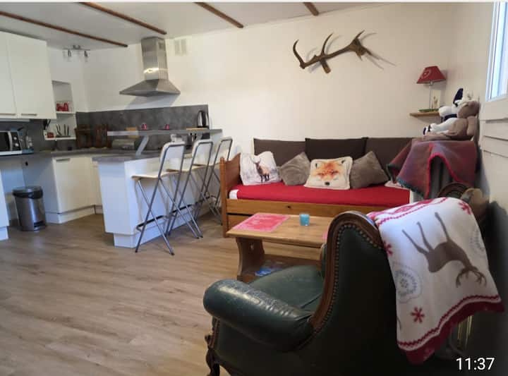 Chaleureux Duplex T2 3mn à Pied Cv/cité Vauban - Briançon