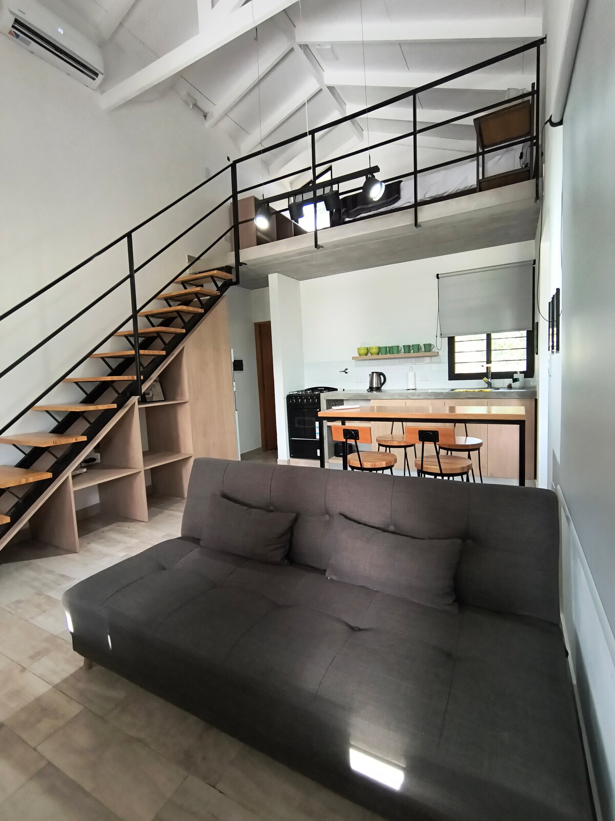 Successful Airbnb property: Tiny House rental with pool and patio facing the square in Roldán