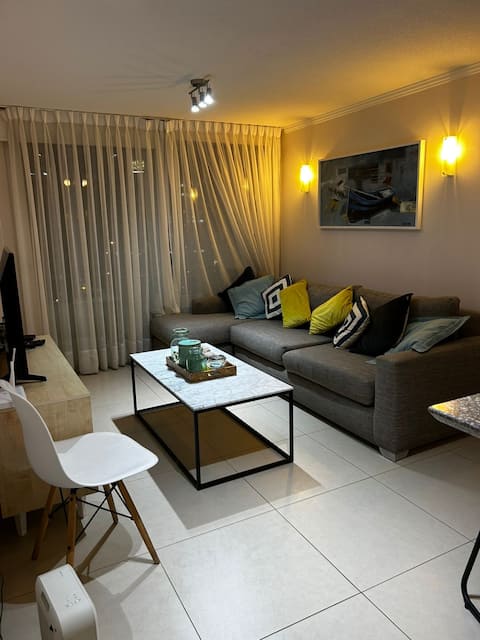 Top performing Airbnb: Two-bedroom apartment steps away from the Enjoy Casino in Coquimbo