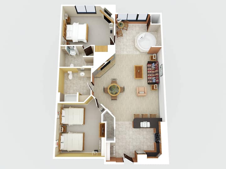 Chula Vista Resort 1st Floor 2bd Condo + H20 Pass! - Wisconsin Dells, WI