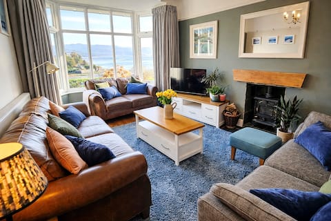 Bryn Gwyn (Sleeps 8), 5*, Sea View, Borth y Gest