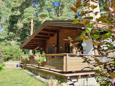 House in the forest with boat use and wallbox