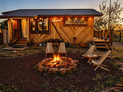 Rustic Luxury Cabin on Scenic Ranch Hot tub Zion