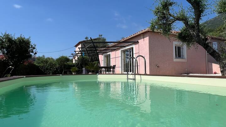 Villa 100 M2  Et Piscine 6*4 M Gattieres . 6 Pers - Nizza