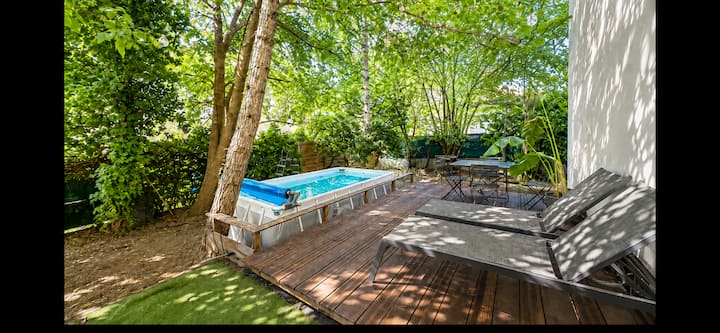 Oasis Au Cœur De Montpellier Piscine Privée - 몽펠리에