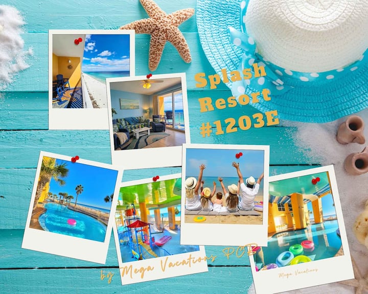 Ocean Front! Splash! Sedie Da Spiaggia Gratis + Netflix. 1bd / 2ba 6 Sleep Proprietà Operato! - Panama City Beach, FL