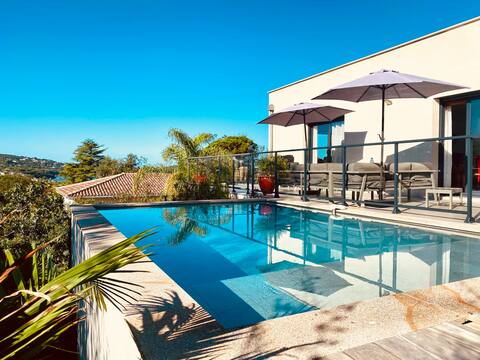 Villa Livia swimming pool, Beach 500 m, sea view