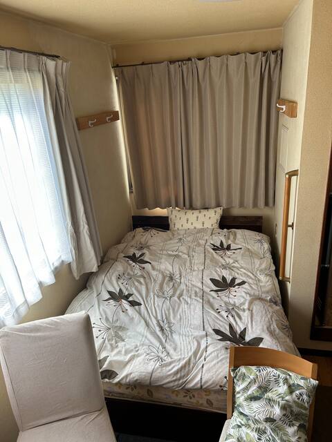 6 ️⁕ Private apartment by entrance door on the 1st floor is quiet and narrow, but the privacy is kep