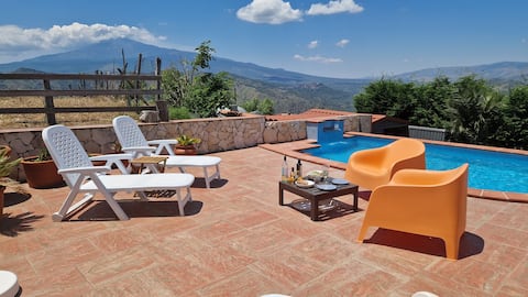 Casa Motta Camastra, private pool, great views!