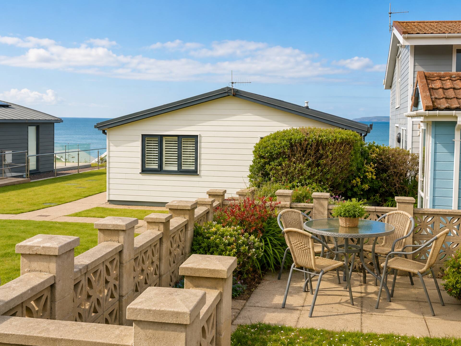 2 Bed Chalet, A stone's Throw from the Sea