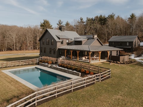 Rustic Modern Farmhouse with Spectacular Views