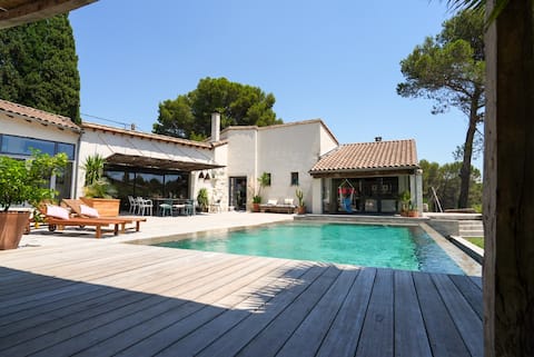 COSY VILLA&POOL, UK, DK,FR SPEAKING