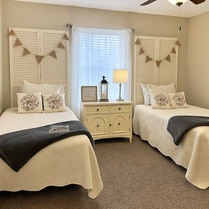 Perfecto para familias o amigos: cómoda configuración doble