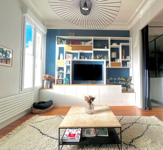 Maison bordelaise – 4 ch/4 lits doubles + terrasse