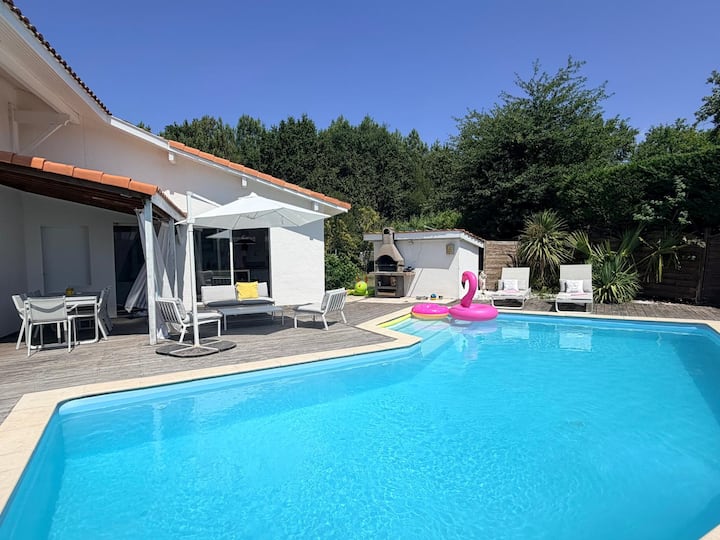 Villa Avec Piscine Aux Portes Du Bassin D'arcachon - Biganos