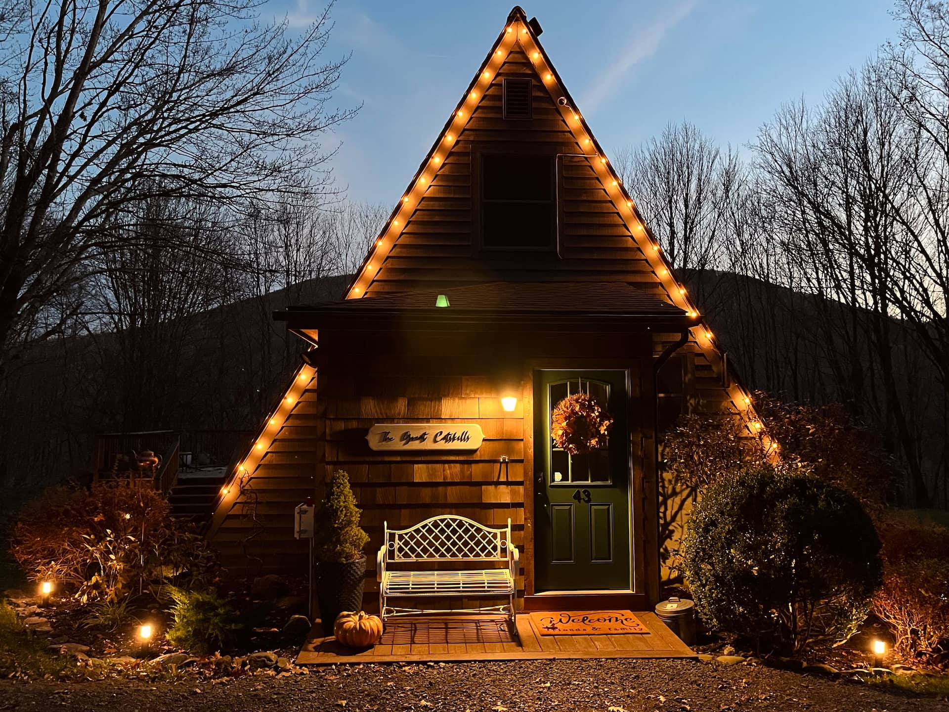 Private cabin in the Catskills