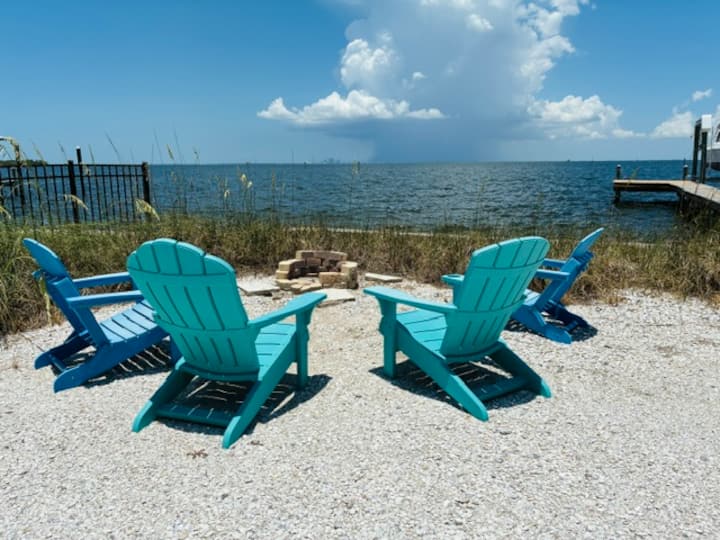 Pelican Side - Bay Front Cottage On Tampa Bay - Bahia Beach, Ruskin
