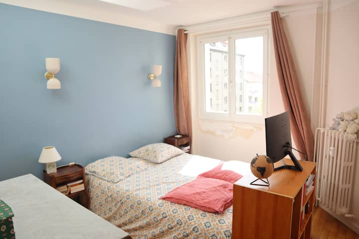 Chambre 1, lit double