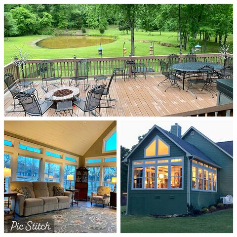 🌲🦆 VIEWS, HOT TUB, PETS, 1st Monday,  🐶 🍷