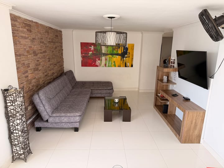 Apto-vista Maritima-céntrico-50m Del Mar-wifi200gv - Santa Marta