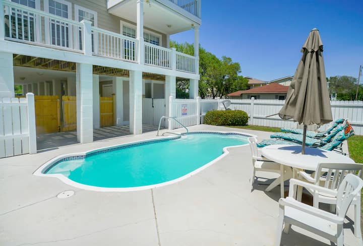 Turtle Tides - 6 Bedrooms Private Pool - Surfside Beach, SC