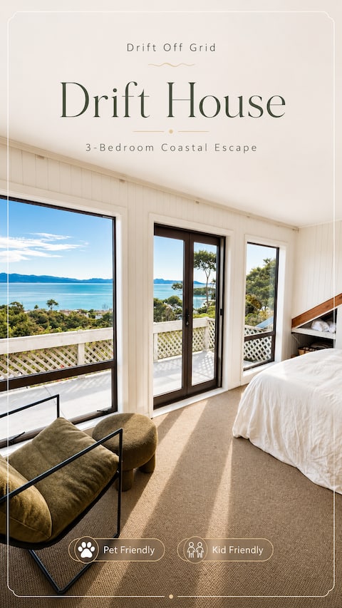 Private Coastal Retreat for Families & Dogs