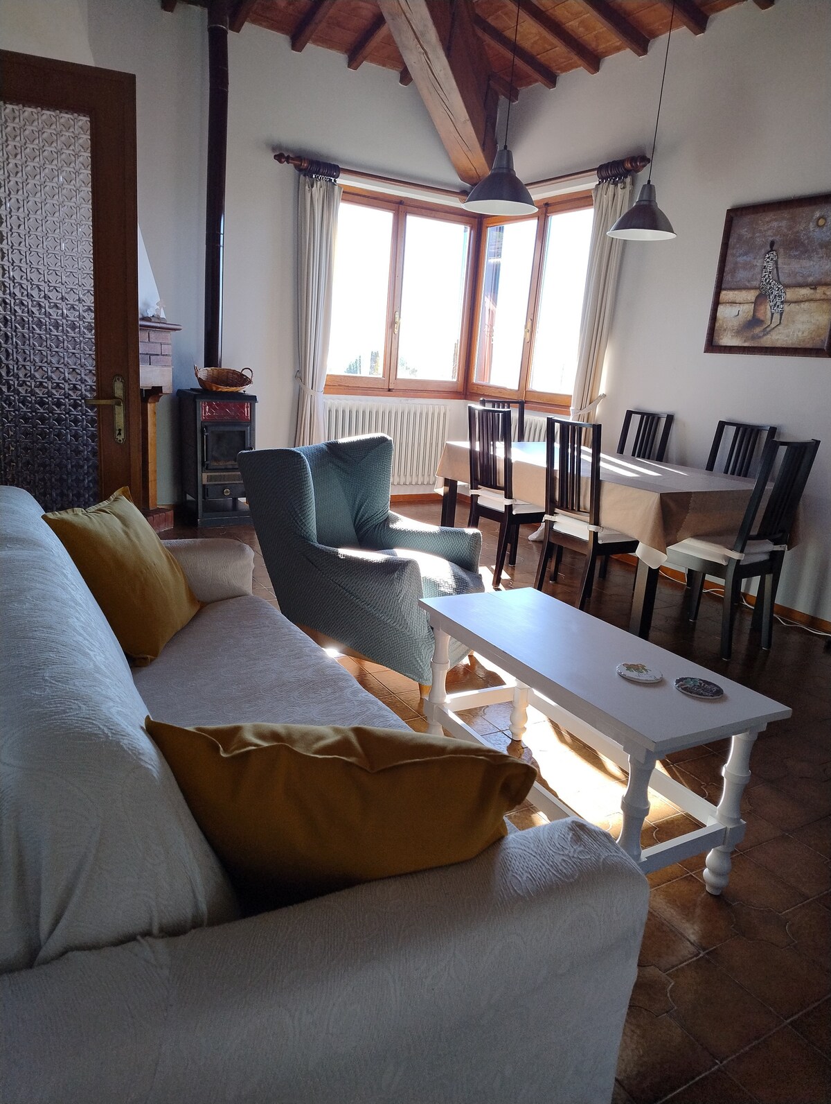 Proprietà Airbnb di successo: Cozy independent panoramic portion Rossella'house a Reggello