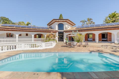 Beautiful house by the dam