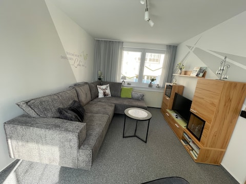 Top Airbnb: Vacation home Martina 🧙‍♀️ with large balcony in the middle of the Harz Mountains in Oberharz Am Brocken