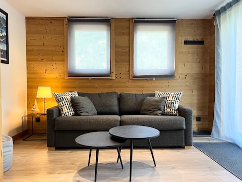 Airbnb performant: Beautiful 25 m2 studio in chalet, Les Houches à Les Houches