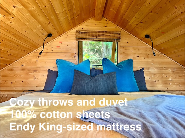 Loft with king bed