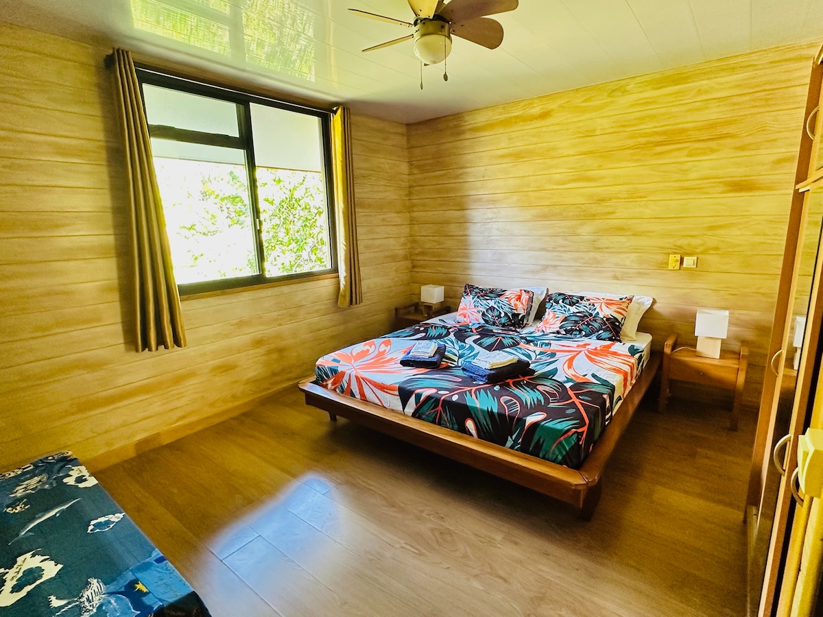 Chambre parentale avec matelas king size