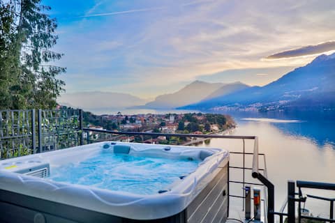 Casa Tilde 1: Lake Como Magnificent View - Hot Tub