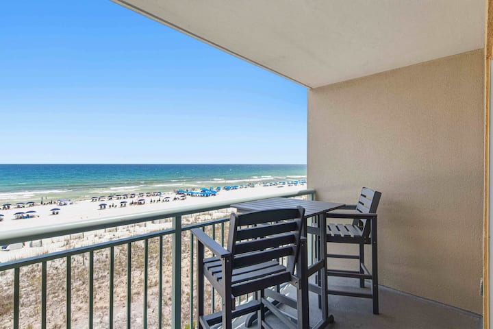 Oceanfront 1br | Beach Setup | Pool | Hot Tub - Fort Walton Beach, FL