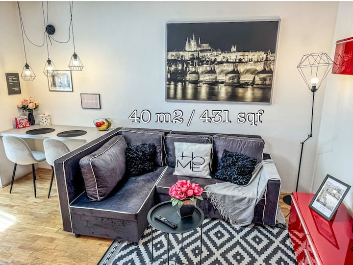 ❤️Apt Borislavka❤️3metro Stations To Oldtown,20min✈️ - Prague Václav Havel Airport (PRG)