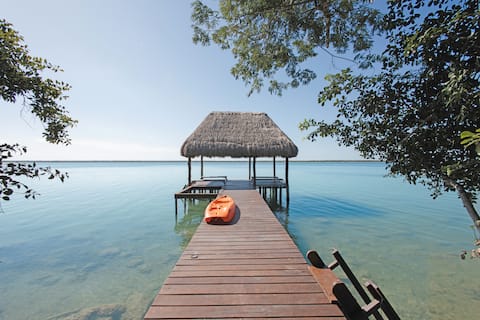 Casa Marivan with Private Dock in Bacalar