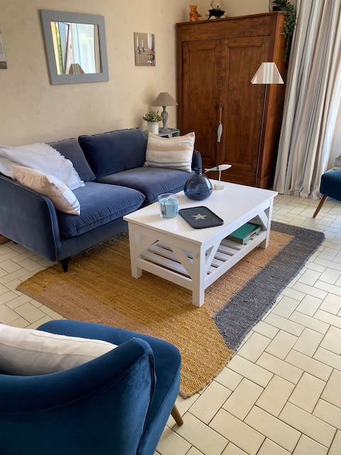 Popular Airbnb listing: Return from the beach to the garden. in Cabourg