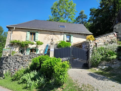 "The old manor of La Guardo" facing Mont Valier