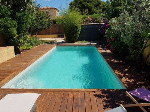 Charming house with large grounds.