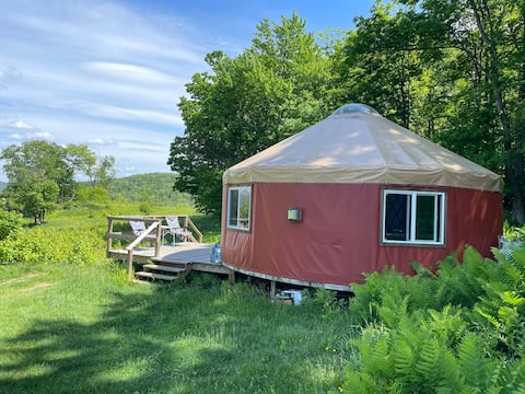 Howling Wolf Farm Yurt--A Magical Glamping Retreat