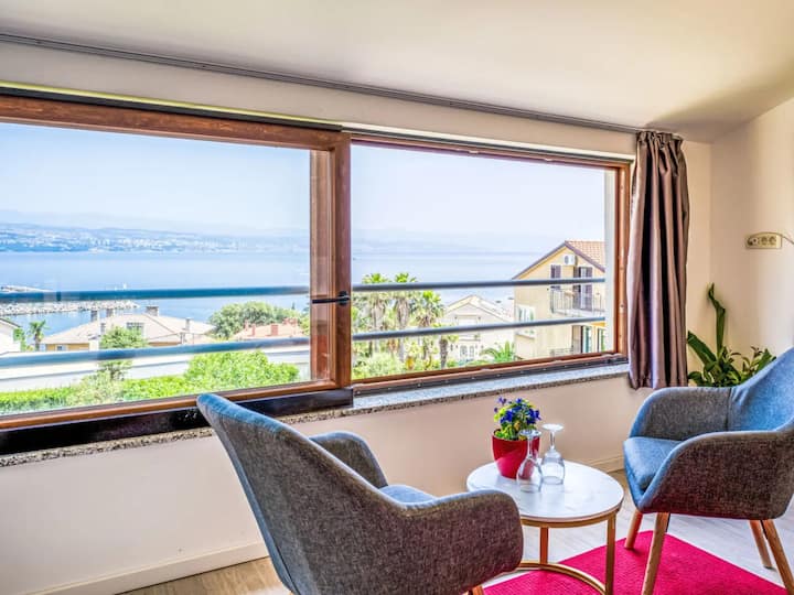 Perla 3 - Private Terrace, Sea View, Parking - Lovran