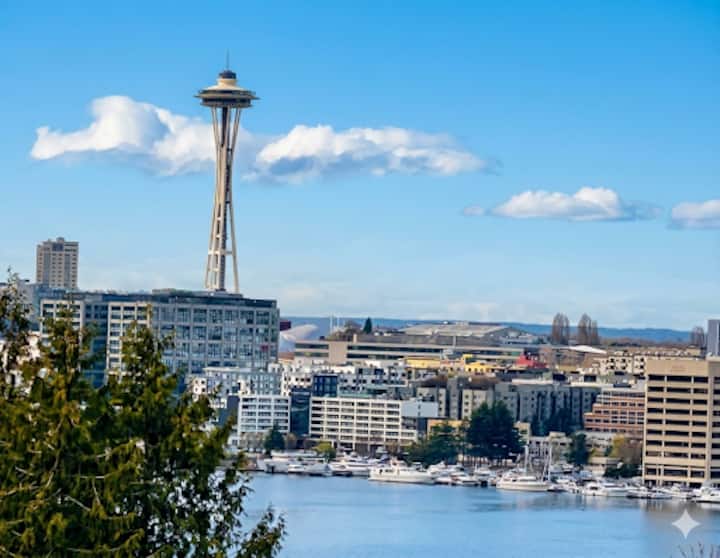 180° Space Needle, Modern Luxury, Ev Charger, A/c