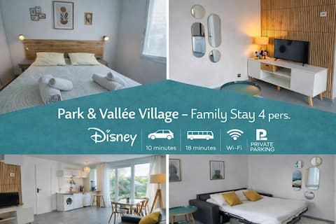 Popular Airbnb listing: Disney & Family Shopping, 10 minutes Disneyland! in Serris