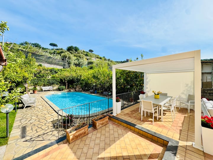 Villa Alessandra: Pool, Lemons, Sunset On Islands - Sorrento
